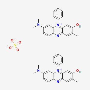 Bis(N-(7-hydroxy-8-methyl-5-phenylphenazin-3-ylidene)dimethylammonium) sulfate