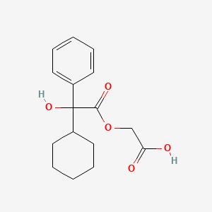 2-(2-Cyclohexyl-2-hydroxy-2-phenylacetyloxy)acetic Acid