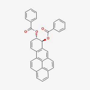 molecular formula C34H22O4 B584481 trans-7,8-Dihydroxy-7,8-dihydrobenzo[a]pyrene Dibenzoate CAS No. 57405-08-0