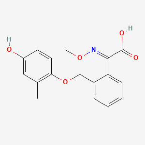 molecular formula C17H17NO5 B584485 4-Hydroxy Kresoxim-methyl Carboxylic Acid CAS No. 181373-11-5