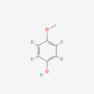 molecular formula C7H8O2 B584487 Mequinol-d4 