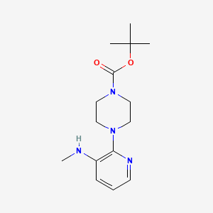 molecular formula C15H24N4O2 B584491 Tert-butyl 4-[3-(methylamino)pyridin-2-yl]piperazine-1-carboxylate CAS No. 153473-26-8