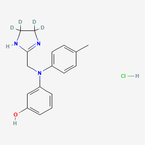 molecular formula C17H20ClN3O B584492 Phentolamine-d4 Hydrochloride 