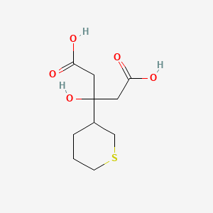 3-Hydroxy-3-(tetrahydro-2H-thiopyran-3-yl)pentanedioic Acid