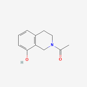 B584504 1-(8-Hydroxy-3,4-dihydroisoquinolin-2(1H)-YL)ethanone CAS No. 140865-97-0