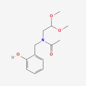 N-Acetyl-N-(2,2-dimethoxyethyl)-2'-hydroxybenzylamine