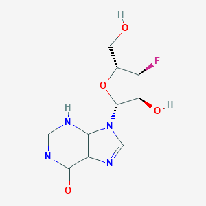 molecular formula C10H11FN4O4 B058451 3'-脱氧-3'-氟肌苷 CAS No. 117517-20-1