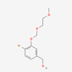 [4-Bromo-3-(2-methoxyethoxymethoxy)phenyl]methanol