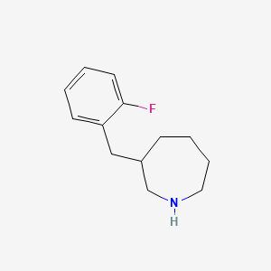 3-[(2-Fluorophenyl)methyl]azepane