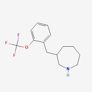 3-[[2-(Trifluoromethoxy)phenyl]methyl]azepane