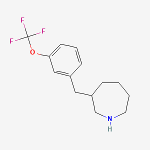 Hexahydro-3-[[3-(trifluoromethoxy)phenyl]methyl]-1H-azepine