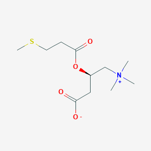 molecular formula C11H21NO4S B058455 Methylthiopropionylcarnitine CAS No. 111640-10-9