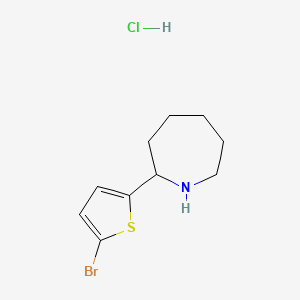 2-(5-Bromo-2-thienyl)hexahydro-1H-azepine Hydrochloride