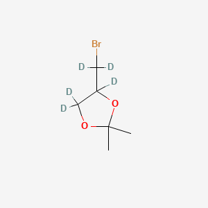 4-(Bromomethyl)-2,2-dimethyl-1,3-dioxolane-d5