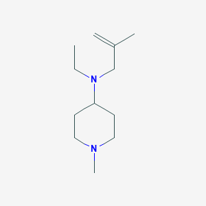 molecular formula C12H24N2 B5845582 N-ethyl-1-methyl-N-(2-methylprop-2-enyl)piperidin-4-amine 
