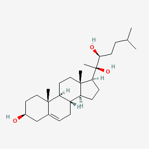 molecular formula C27H46O3 B584562 (3beta,22S)-Dihydroxy Cholesterol CAS No. 26649-05-8