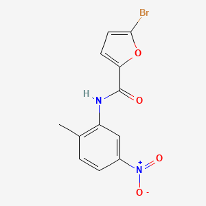 molecular formula C12H9BrN2O4 B5845650 5-bromo-N-(2-methyl-5-nitrophenyl)furan-2-carboxamide 