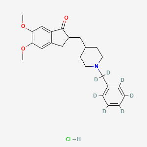 molecular formula C24H30ClNO3 B584567 Donepezil-d7 Hydrochloride CAS No. 1261394-20-0