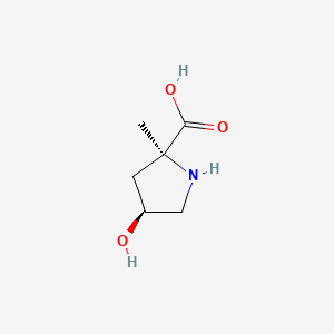 (2S,4S)-4-Hydroxy-2-methylpyrrolidine-2-carboxylic acid