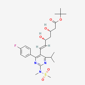 molecular formula C26H36FN3O6S B584586 tert-Butyl rosuvastatin CAS No. 615263-60-0
