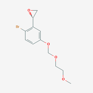 (2R)-2-[2-bromo-5-(2-methoxyethoxymethoxy)phenyl]oxirane