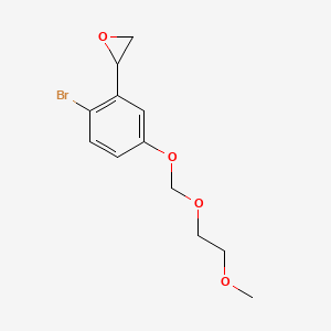 2-[2-Bromo-5-(2-methoxyethoxymethoxy)phenyl]oxirane