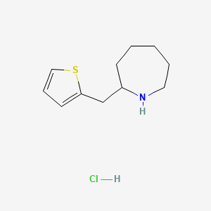 2-(Thiophen-2-ylmethyl)azepane hydrochloride