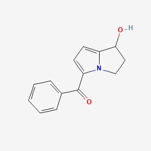 molecular formula C14H13NO2 B584604 5-Benzoyl-2,3-dihydro-1H-pyrrolizin-1-OL CAS No. 154476-25-2