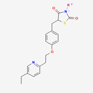 molecular formula C19H19KN2O3S B584609 Pioglitazone (potassium salt) CAS No. 1266523-09-4