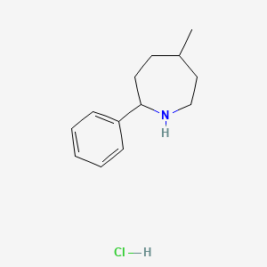 molecular formula C13H20ClN B584616 5-Methyl-2-phenylazepane hydrochloride CAS No. 1346601-13-5