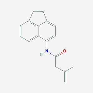 molecular formula C17H19NO B5846208 N-(1,2-dihydroacenaphthylen-5-yl)-3-methylbutanamide 