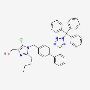 molecular formula C41H37ClN6O B584624 N-Trityl Losartan Isomer CAS No. 150098-04-7