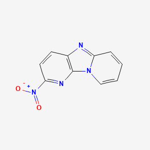 molecular formula C10H6N4O2 B584625 2-Nitrodipyrido[1,2-a:3',2'-d]imidazole CAS No. 1346602-14-9