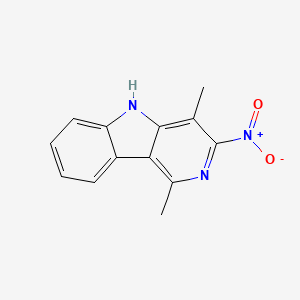 3-Nitro-1,4-dimethyl-5H-pyrido[4,3-b]indole