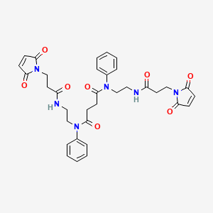 Succinyl Bis[(phenylimino)-2,1-ethanediyl]bis(3-maleimidopropanamide)