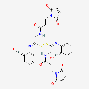 N,N-[Dithiobis[(carbonylphenylimido)-2,1-ethanediyl]]bis(3-maleimidopropanamide)