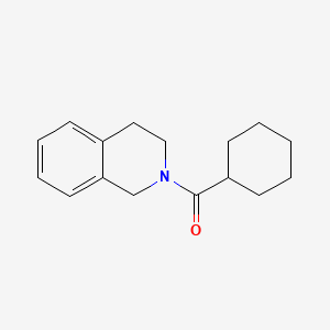 molecular formula C16H21NO B5846347 cyclohexyl(3,4-dihydro-1H-isoquinolin-2-yl)methanone 