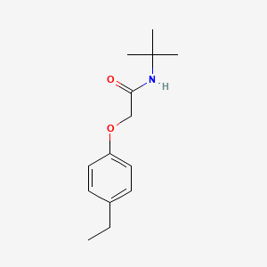 molecular formula C14H21NO2 B5846374 N-tert-butyl-2-(4-ethylphenoxy)acetamide 