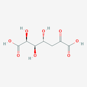 B058465 (2S,3R,4R)-2,3,4-trihydroxy-6-oxoheptanedioic acid CAS No. 117144-05-5