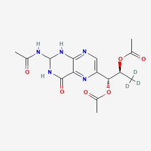 2,3-Dihydro-2-N-acetyl-1',2'-di-O-acetyl-biopterin-d3
