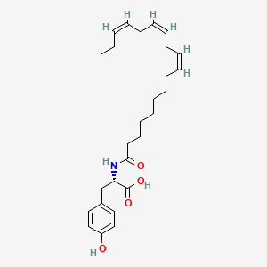 molecular formula C27H39NO4 B584669 n-(alpha-Linolenoyl) tyrosine 