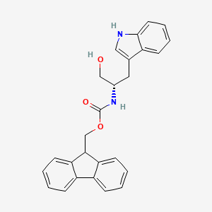 molecular formula C26H24N2O3 B584676 (S)-(9H-Fluoren-9-yl)methyl (1-hydroxy-3-(1H-indol-3-yl)propan-2-yl)carbamate CAS No. 153815-60-2