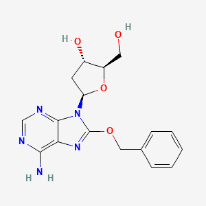 molecular formula C17H19N5O4 B584677 8-Benzyloxy-2'-deoxyadenosine CAS No. 142948-07-0