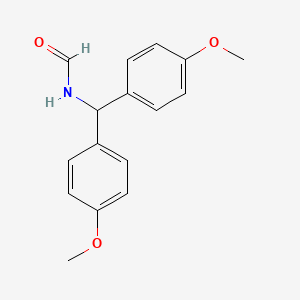 molecular formula C16H17NO3 B5846798 N-[bis(4-methoxyphenyl)methyl]formamide CAS No. 6063-68-9