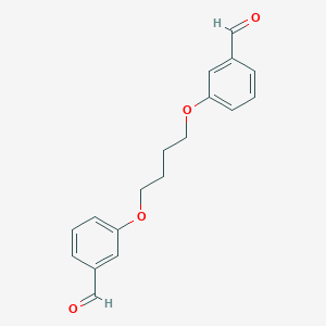 molecular formula C18H18O4 B058468 1,4-Bis(3-formylphenoxy)butane CAS No. 121799-26-6