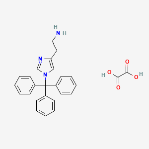 molecular formula C26H25N3O4 B584681 N-Trityl Histamine Oxalate CAS No. 1187929-12-9