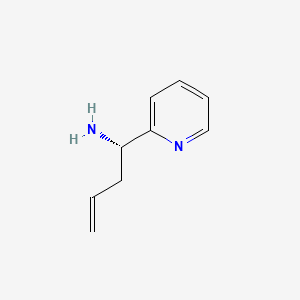 molecular formula C9H12N2 B584687 (S)-1-(Pyridin-2-yl)but-3-en-1-amine CAS No. 145165-95-3