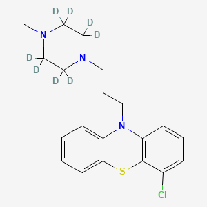 molecular formula C20H24ClN3S B584698 4-Chloro Perazine-d8 CAS No. 1346600-16-5