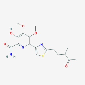 molecular formula C17H21N3O5S B058470 Karnamicin C4 CAS No. 122535-57-3