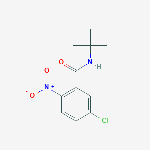 molecular formula C11H13ClN2O3 B5847038 N-tert-butyl-5-chloro-2-nitrobenzamide 